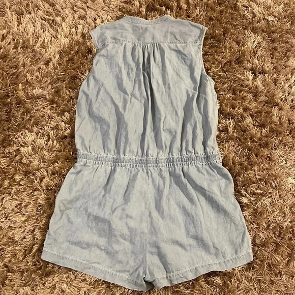 Bcbgmaxazria denim romper size L - Picture 5 of 5
